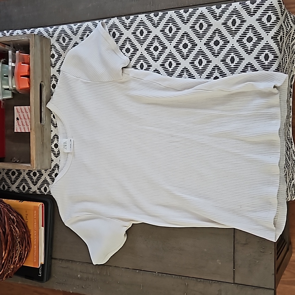 Zara white tee